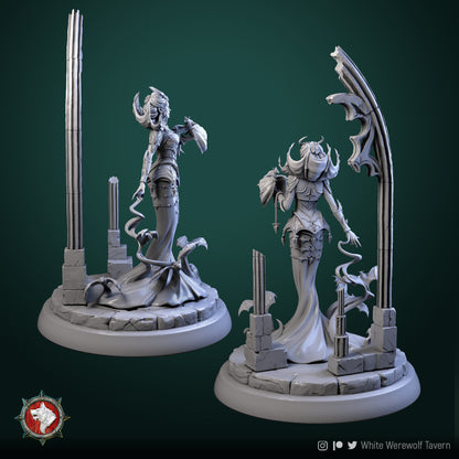 Mistress of Blood - Vampire Queen - Unpainted Miniature