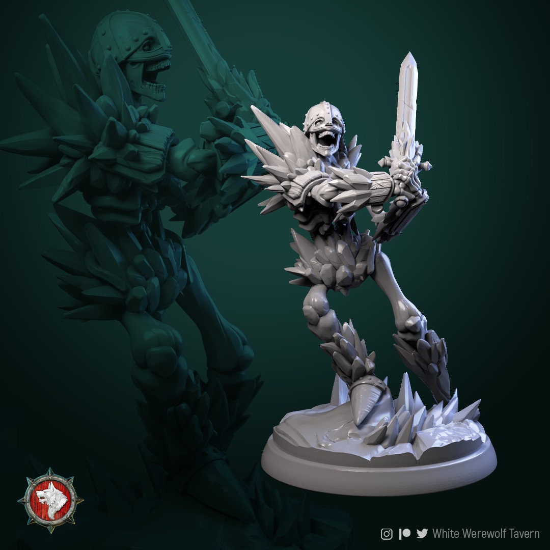 Ice Skeletons - Unpainted Miniature