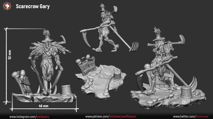 Scarecrow Gary - Unpainted Miniature