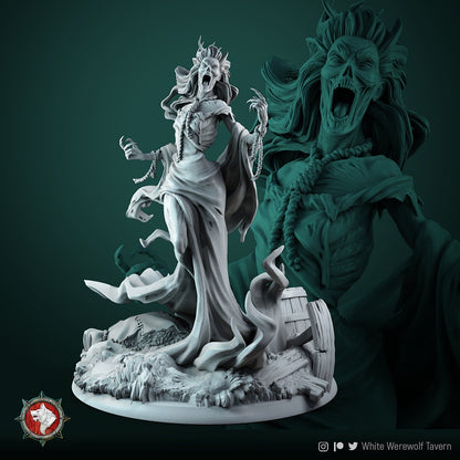 Banshee - Carmela the Nightqueen - Unpainted Miniature