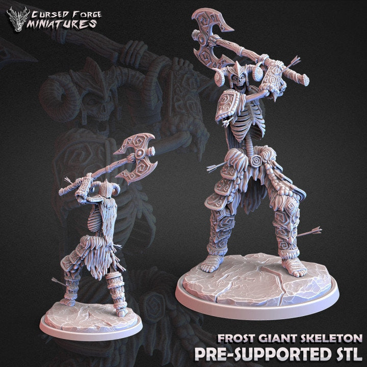 Frost Giant Skeleton - Unpainted Miniature