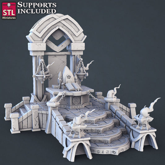 Genasi Altar - Unpainted Miniature