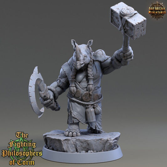 Myia Slingcrush - Rhinofolk - Unpainted Miniature