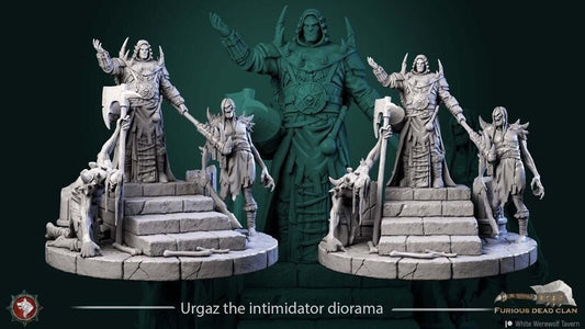 Urgaz the Intimidator - Necromancer Diorama