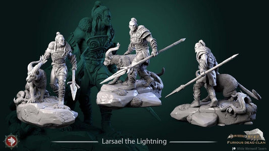 Lasrael the Lightning - Orc Ranger - Unpainted Miniature