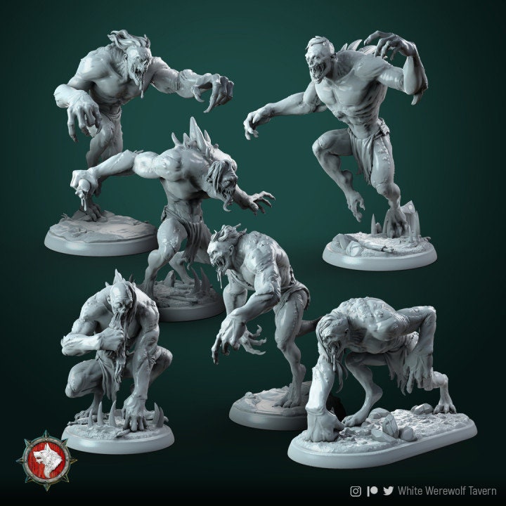 Ghoul - Pose 1 - Unpainted Miniature