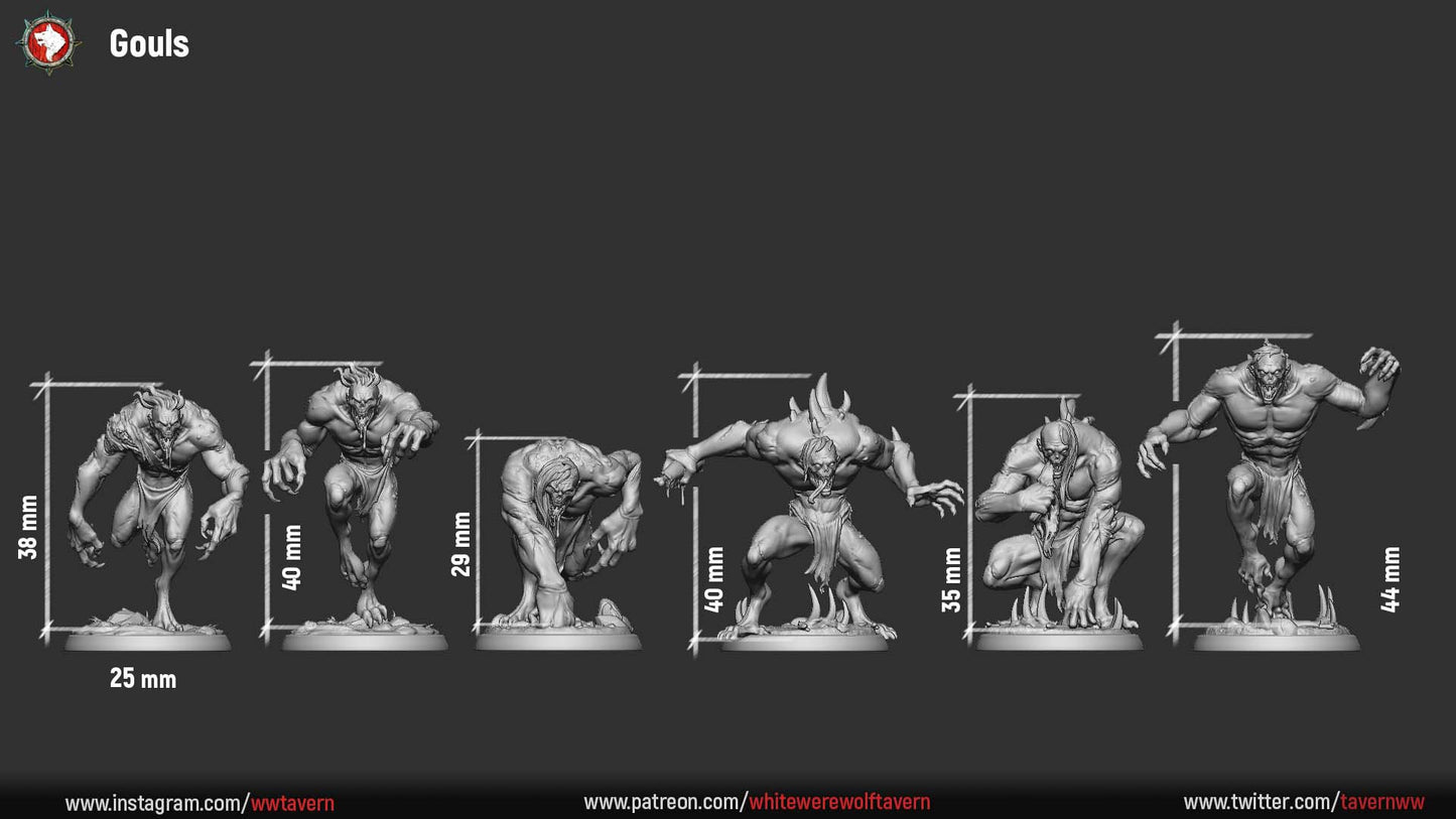 Ghoul - Pose 1 - Unpainted Miniature