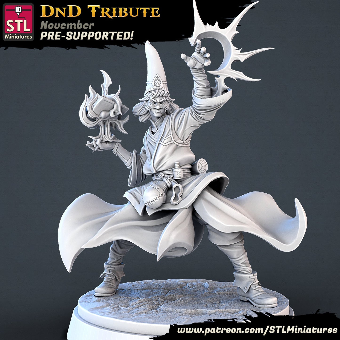 Wizard - Unpainted Miniature