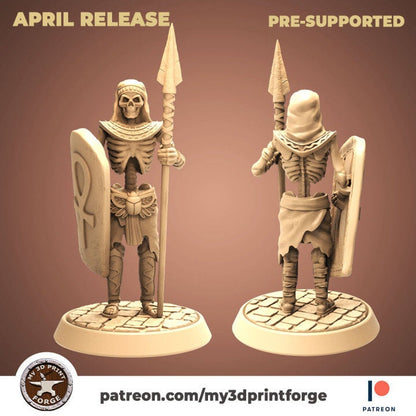 Egyptian Skeletons - Unpainted Miniature