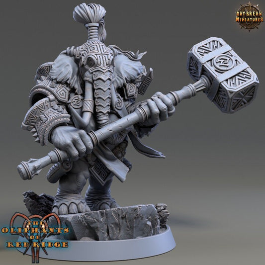 Ugro Stonedrop - Oliphant - Unpainted Miniature