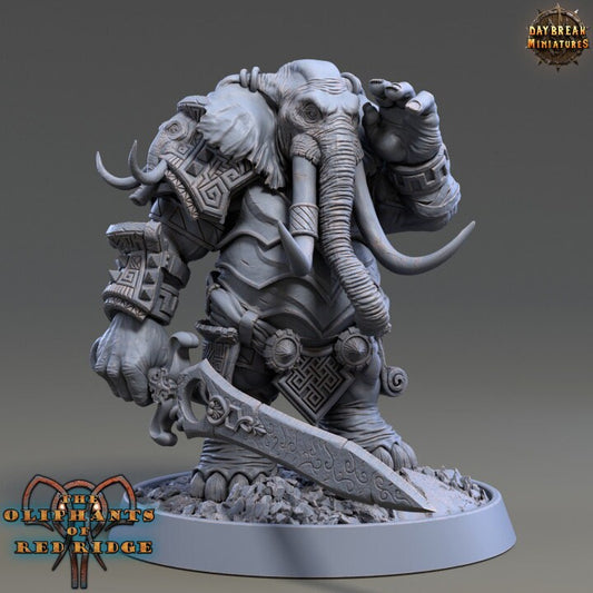 Cyrus Swordtusk - Oliphant - Unpainted Miniature