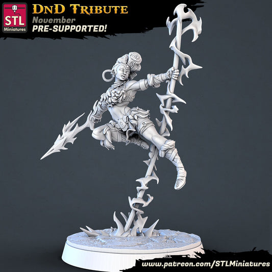 Female Acrobat - Unpainted Miniature