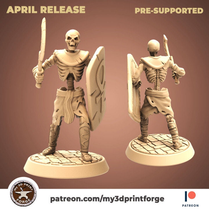 Egyptian Skeletons - Unpainted Miniature