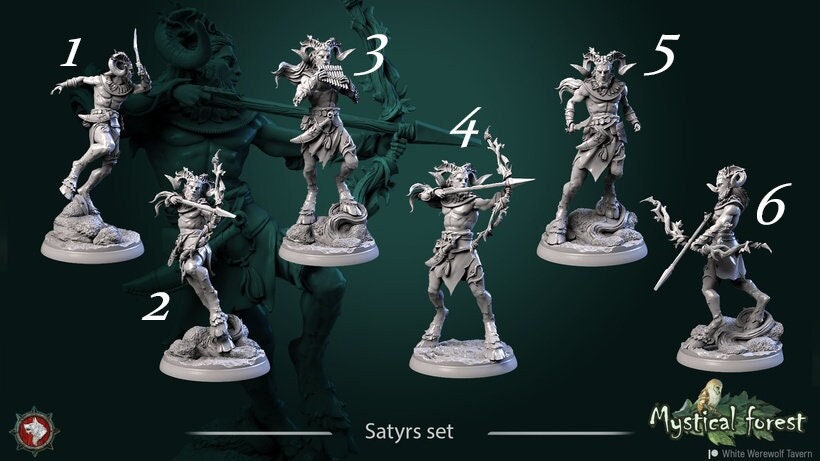 Satyrs - Unpainted Miniature