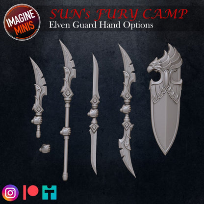 Elf Guard - Pose A - Unpainted Miniature