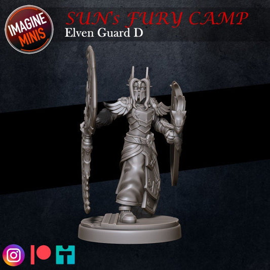 Elf Guard - Pose D - Unpainted Miniature