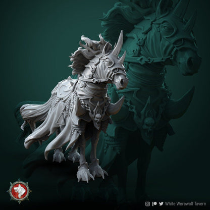 Devil Horse - Unpainted Miniature