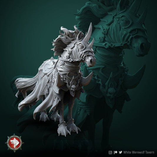 Devil Horse - Unpainted Miniature