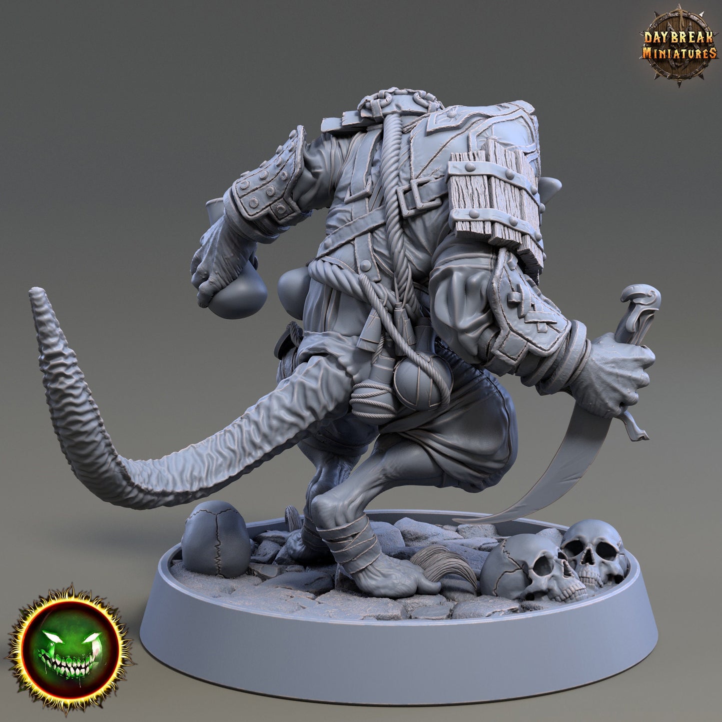 Sindbad Strangeblood - Ratman Assassin - Unpainted Miniature