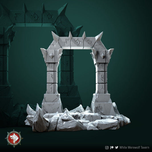 Demon Portal - Hell Gate - Unpainted Miniature