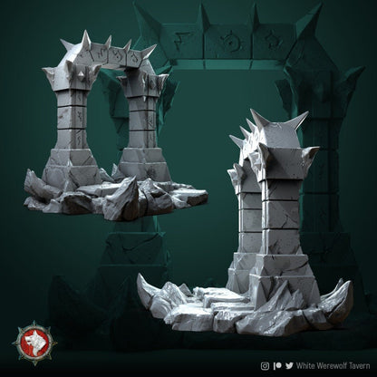 Demon Portal - Hell Gate - Unpainted Miniature