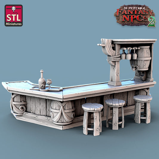 Winemaker Bar - Unpainted Miniature