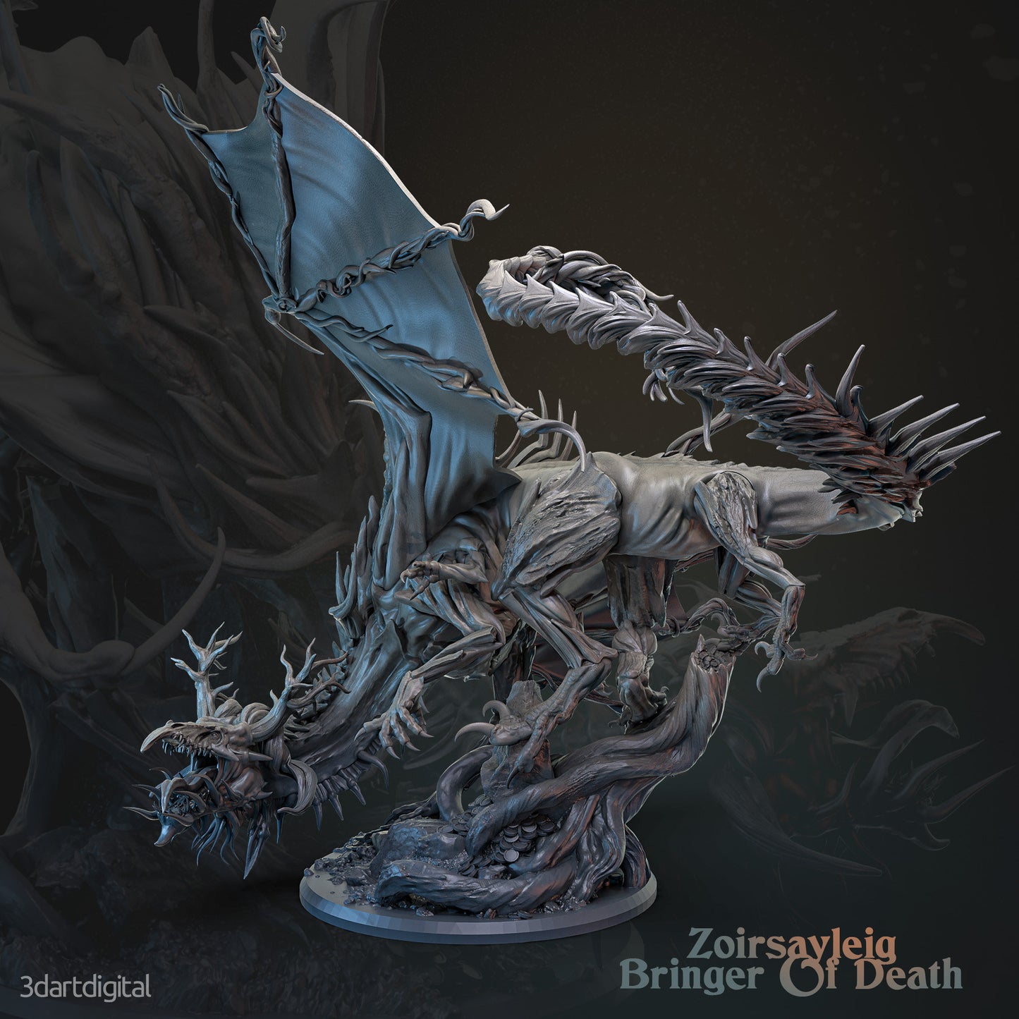 Zoirsayleigh, Bringer of Death - Undead Dragon - Zombie Dragon