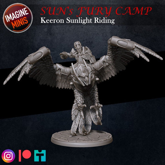 Keeron Sunlight - Mounted - Unpainted Miniature