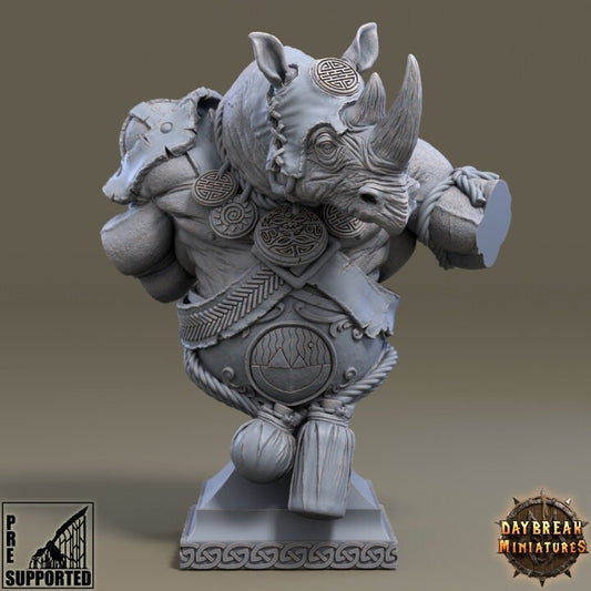 Metrocles Red Gazer - Rhinofolk Bust