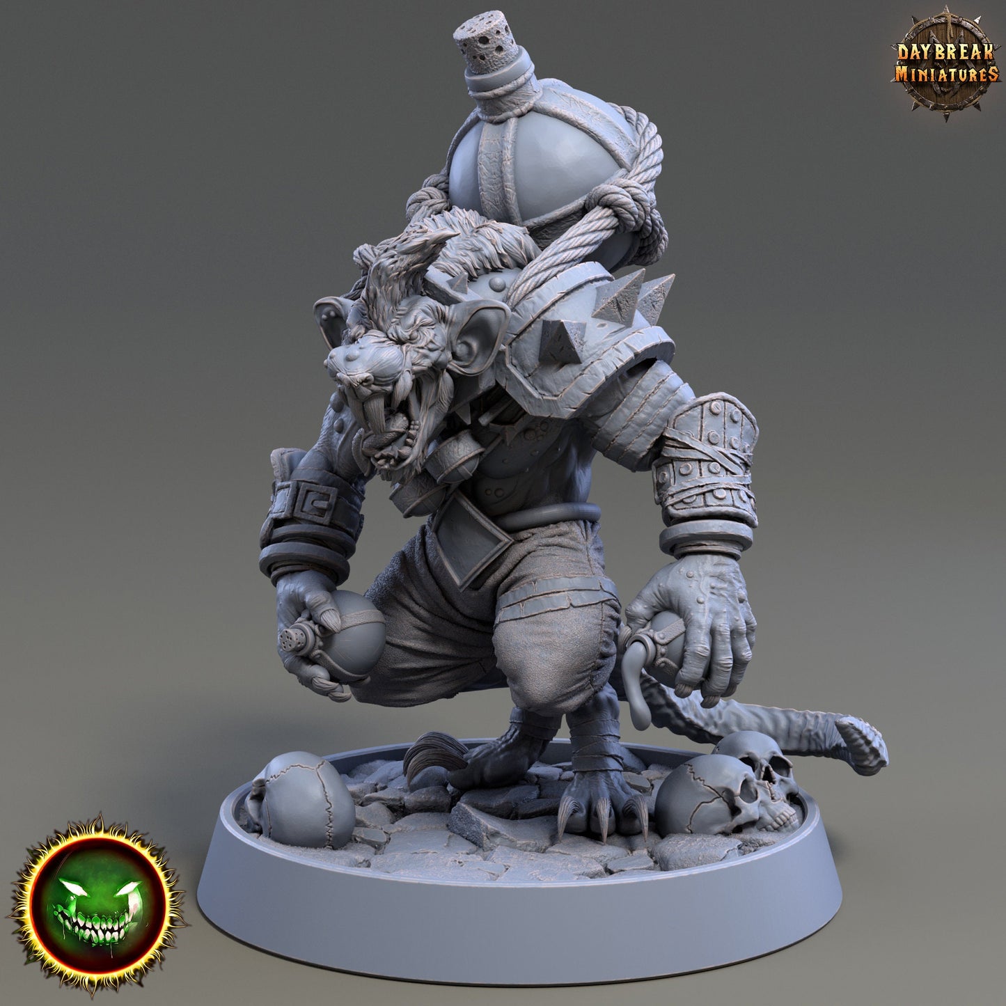 Mozztar Foulhowl - Ratman - Unpainted Miniature