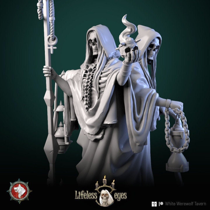 Necromancer Trio - Unpainted Miniature