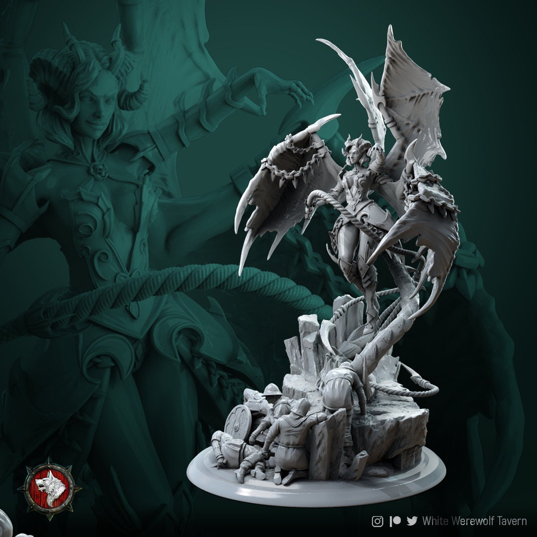 Zurae-Ta - Succubus - Unpainted Miniature