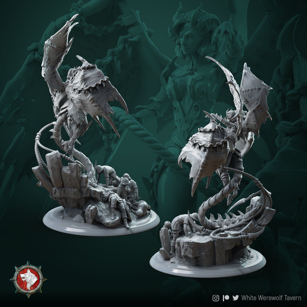 Zurae-Ta - Succubus - Unpainted Miniature