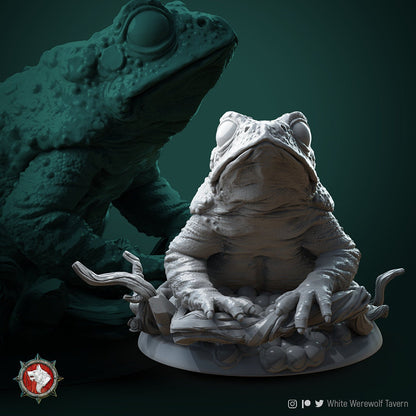 Mother of Frogs - Giant Frog - Unpainted Miniature