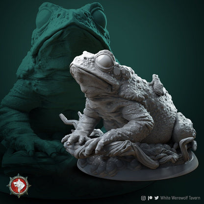 Mother of Frogs - Giant Frog - Unpainted Miniature