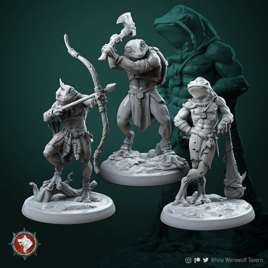 Froggl Tribe - Unpainted Miniature