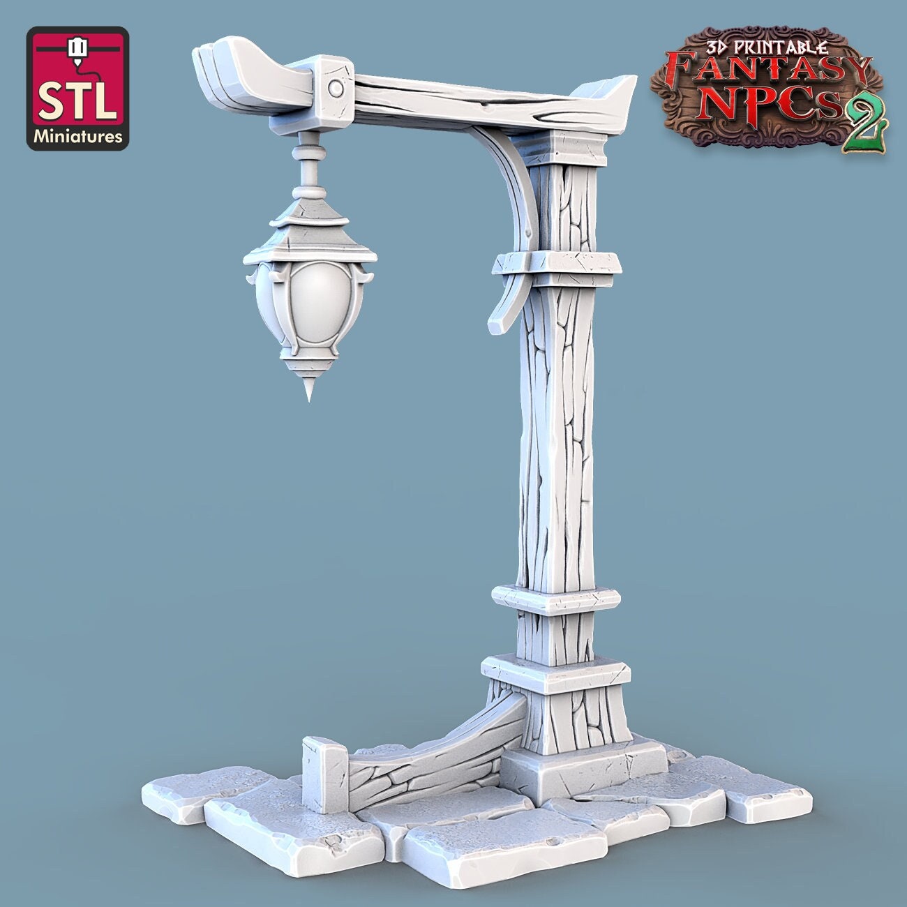 Light Post - Street Light - Unpainted Miniature