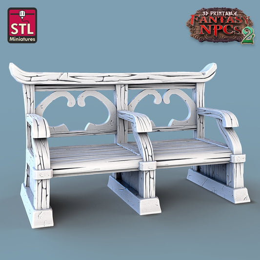 Park Bench - Unpainted Miniature