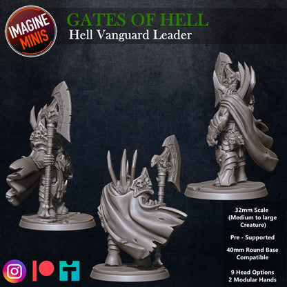 Hell Vanguard - Leader - Unpainted Miniature