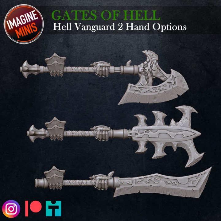 Hell Vanguard - Pose E - Unpainted Miniature