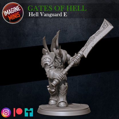 Hell Vanguard - Pose E - Unpainted Miniature