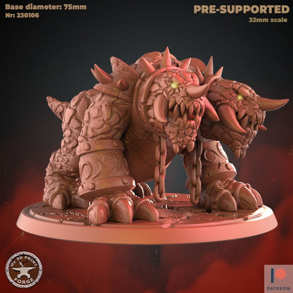 Lava Hound - Unpainted Miniature