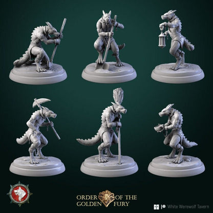 Kobold Slaves - 6 Poses - Unpainted Miniatures