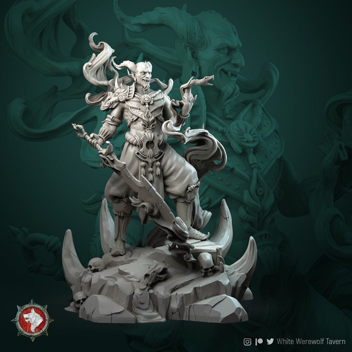 Efreet Overlord - Unpainted Miniature