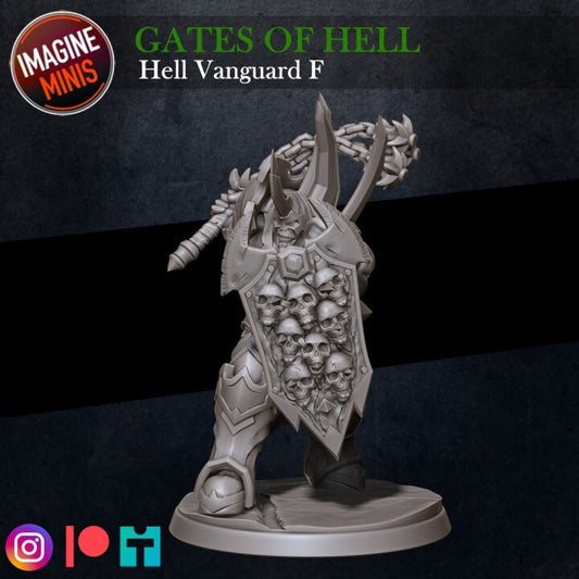 Hell Vanguard - Pose F - Unpainted Miniature