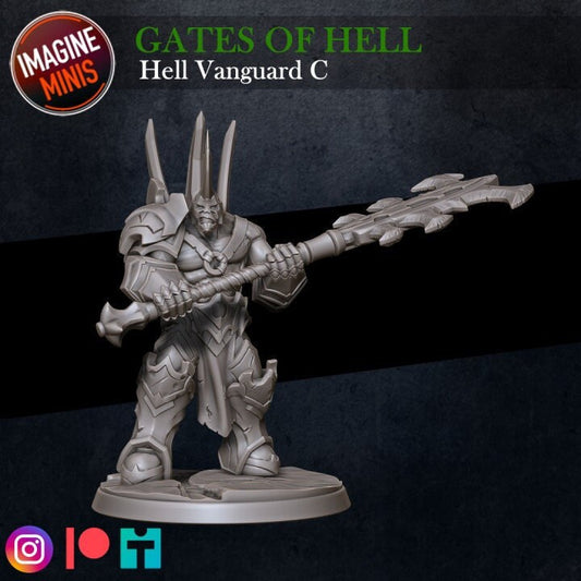 Hell Vanguard - Pose C - Unpainted Miniature