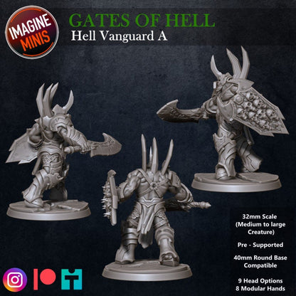 Hell Vanguard - Pose A - Unpainted Miniature