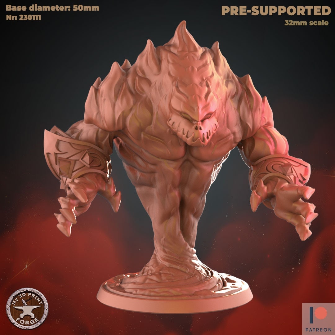 Fire Elemental - Unpainted Miniature