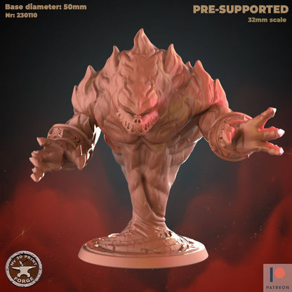 Fire Elemental - Unpainted Miniature