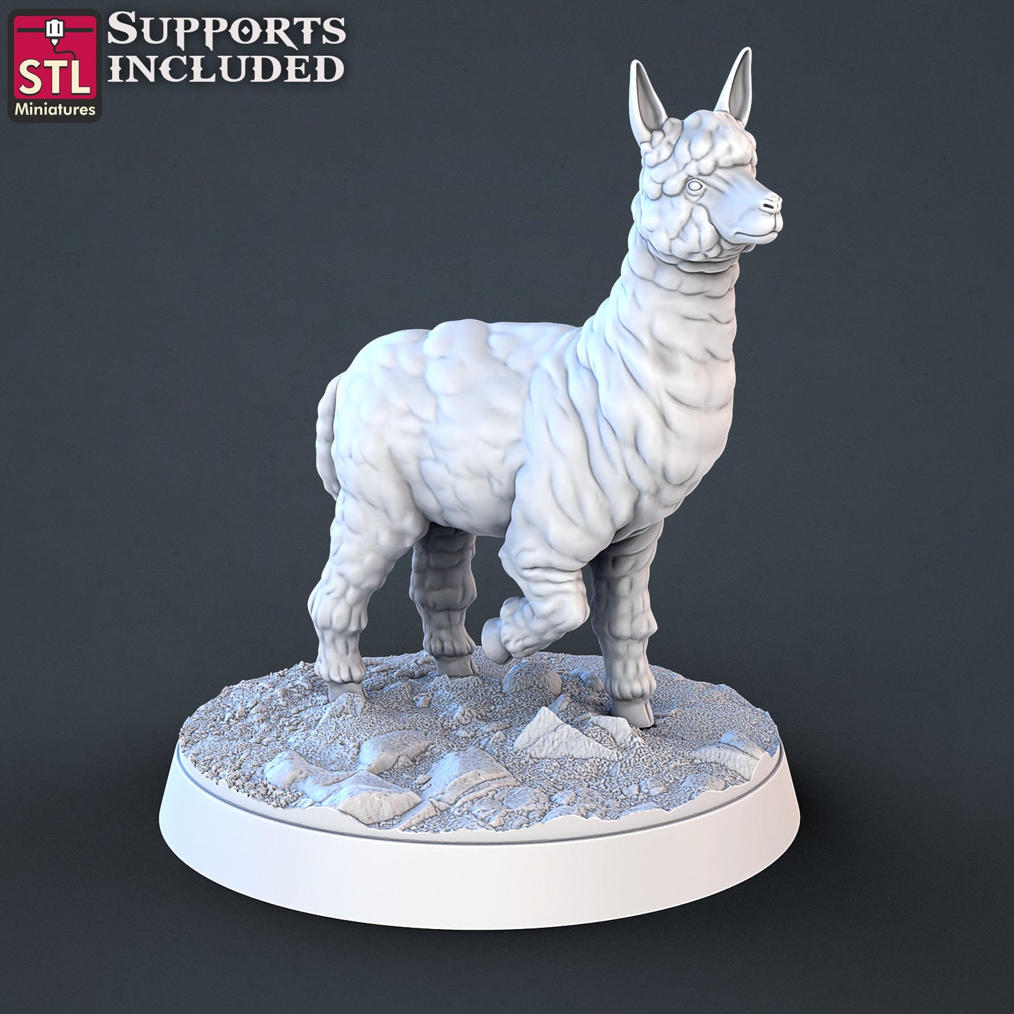 Farm Animal Set - STL Miniatures - Unpainted Miniatures